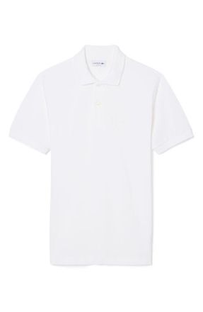 Lacoste Cotton Piqu&egrave; Polo in White at Nordstrom, Size 3