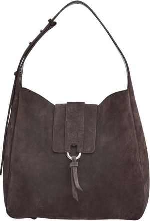 Hogan Trend Hobo Bag - Dames - Schoudertassen - Bruin - ONE Size - Su&egrave;de - Tassen