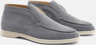 Scarosso Leonardo Boots in Grey - Suede at Nordstrom, Size 43.5