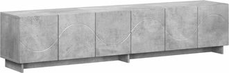 vidaXL Soporte De Tv 179,5 X 34,5 X 40 Cm Gris Hormig&oacute;n Vidaxl