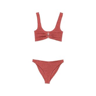 Hunza G Donna, Costumi da bagno, Rosso, Taglia unica, new