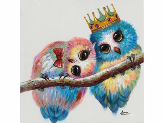 Schubiger M&ouml;bel Bild Eulenp&auml;rchen