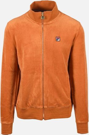 Fila Mens Fila Vintage Nero Velour Track Top Pumpkin Spice - Orange - Size: 38