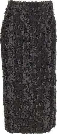 Birgitte Herskind Anda Rok - Dames - Midirokken - Zwart - M - Polyester - Rokken
