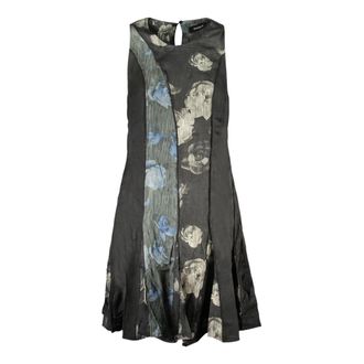 Desigual Flared Dress Flowers - Dames - Zomerkleedjes - Veelkleurig - XS - Kleedjes