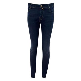 Jacob Cohen Skinny Jeans, male, Blue, Size: W32 Pant 5 Pkt Super Slim Fit Nick