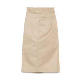 スカート SHUSHU TONG Women Mini Skirts FSDESK06 BDD749 KK100 Beige Shushu/Tong SHUSHU/TONG Women Mid Skirts FSDESK06 BDD749