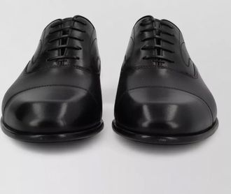 Ferragamo leather derby shoes