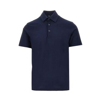 Herno Crepe voile jersey polo shirt Man 48