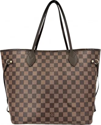 Louis Vuitton Brown Damier Canvas Handbag Pouch Tote Bag (Pre-Owned)