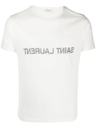 Saint Laurent T-Shirt Col Rond (Volume Tube)
