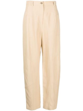 Alberta Ferretti Pantaloni sartoriali a vita alta - Toni neutri