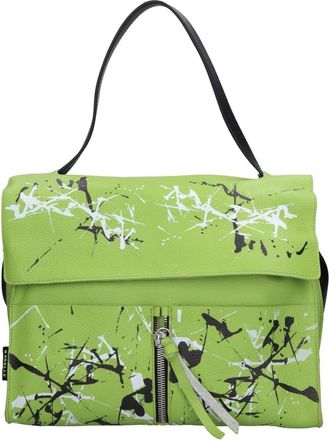 Rebelle Leren Tas - Dames - Schoudertassen - Groen - ONE Size - Leer - Tassen