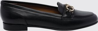 Ferragamo Mocassini Bax in pelle di vitello liscia con morsetto Gancini