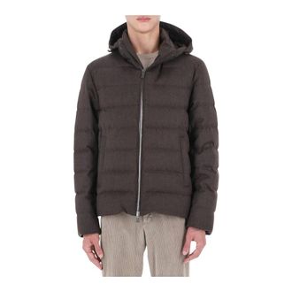 Herno Piumino in lana tecnica - - Jackets - Uomo - Marrone - M