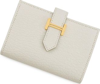 Herm&egrave;s Bearn Chevre Myzore Leather Coin Purse/Coin Case (Pre-Owned)