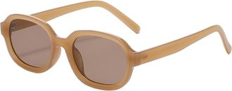 Generic Small Frame Sunglasses UV400 Men And Women Outdoor Sports Beach Vacation Photo Shooting(Orange)