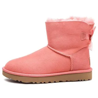UGG (WMNS) UGG Mini Bailey Bow II Fleece Lined Pink 1016501-LNT
