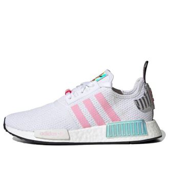 adidas (WMNS) adidas NMD_R1 White True Pink Hologram FZ3777