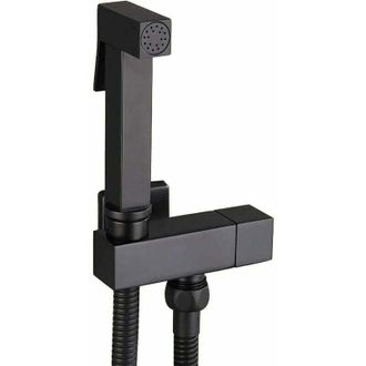 OEM Kit De Ducha Para Inodoro, Rociador De Bid&eacute; De Mano Negro, Rociador De Bid&eacute; De Lat&oacute;n, Kit Completo De Ducha Para Inodoro Montado En La Pared, Higiene 