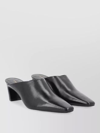Stuart Weitzman leather mules