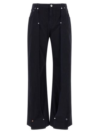 Jean Paul Gaultier Womens The Snap-Button blue Jeans