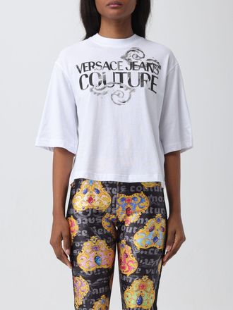 Versace Jeans Couture T-Shirts VERSACE JEANS COUTURE Donna colore Bianco