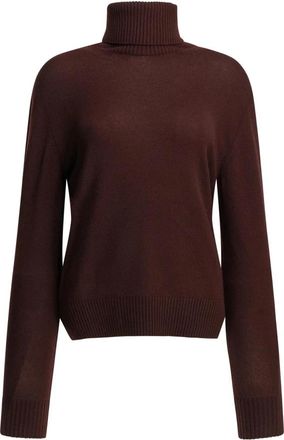 Semper Roll-nek Trui van Kasjmier - Dames - Cashmere truien - Rood - S - Kasjmier - Truien & Vesten
