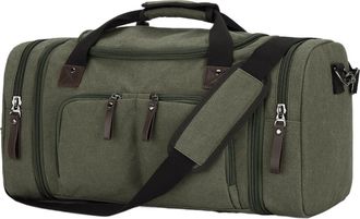 Generic Compatible For Capacity Training Fitness Sports Gym Bags Expandable Handbag Travel Overnight Weekend(Cyan)