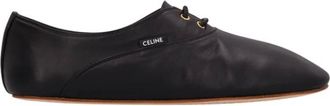 Celine Laced Shoes, female, Black, Size: 6 1/2 US Ballet Lace-Up Shoe