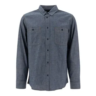 Filson Casual Shirts, male, Blue, S, Blue Chambray CPO Shirt