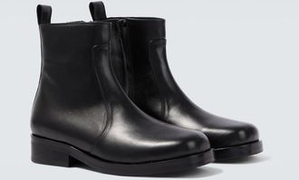 STUDIO NICHOLSON Square leather ankle boots