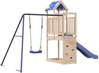 vidaXL Parque Infantil De Exterior De Madera Maciza De Pino Vidaxl