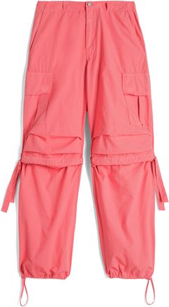 Freddy Pantaloni cargo da donna in tessuto popeline tinto capo