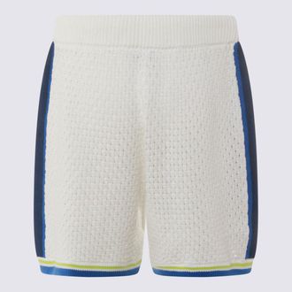 Casablanca Mens Shorts White Blue Co Pl