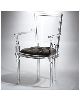 Global Views Marilyn Acrylic Arm Chair