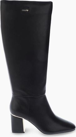 DKNY Womens Casonn Tall Boots - Black - Size: 5.5
