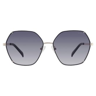 Guess Smoke Gradient Geometric Ladies Sunglasses GF6168 32B 58
