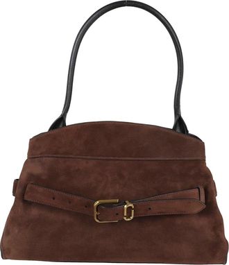 Marc Jacobs Tassen, Dames, Bruin, ONE Size, Leer, Suede Dakota Satchel