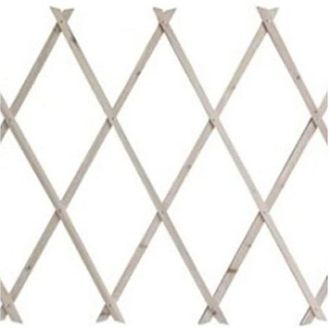 Trade Shop Trade Shop - Traliccio Estensibile Allungabile In Legno Chiaro 180x60cm Per Terrazza Giardino 222729