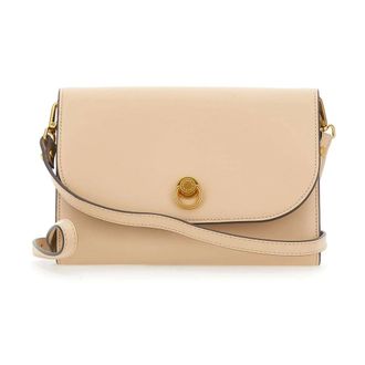 Gianni Chiarini Cross Body Bags, female, Beige, Size: ONE SIZE Bsw50107 Smooth Leather Handbag