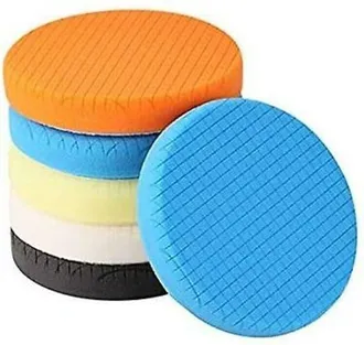 OEM Almohadilla De Pulido, 5 Piezas, 150 Mm/6 Pulgadas, Esponja De Pulido, Kit De Pulido Para Autom&oacute;viles, Almohadilla De Pulido Para Pulidora Ro/da De Do