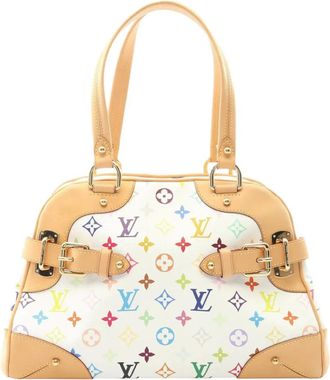 Louis Vuitton 2010 Monogram Multicolore Claudia shoulder bag - White