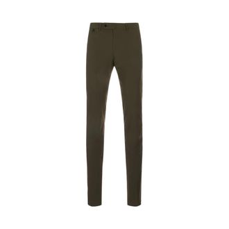 Pantaloni Torino Chinos, male, Green, Size: 4XL Active Slim Trousers