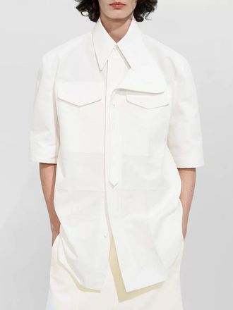 Bottega Veneta relaxed-fit short-sleeve cotton shirt
