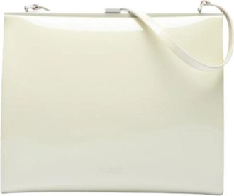 Saint Laurent Pre-owned Plastic shoulder-bags - Dames - Vintage Clutch - Wit - ONE Size - Vintage