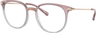 Dolce & Gabbana Optisch Montuur - Dames - Brillen - Roze - 52 MM - Accessoires
