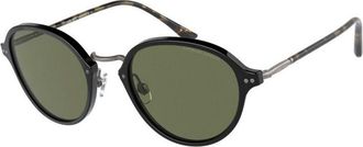 Giorgio Armani Black Acetate Womens Sunglasses