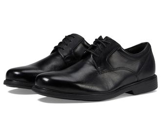 Rockport Charles Road Plain Toe Oxford Mens Lace up casual Shoes Black Leather : 11.5 W (EE)