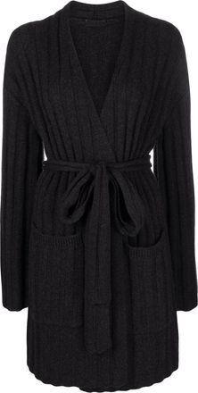 Joseph tie-waist cashmere cardigan - women - Cashmere - M - Blue